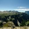 Panorama dal rifugio Puez